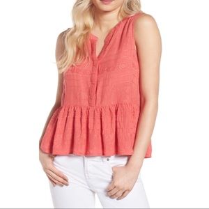 Cupcakes And Cashmere Hughes Embroided Tank  XS